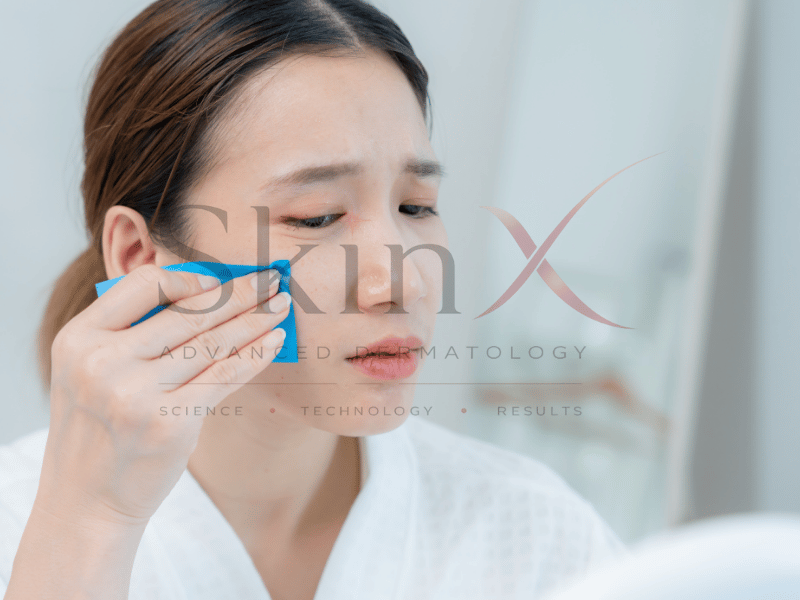 Da đổ nhờn khó kiểm soát 